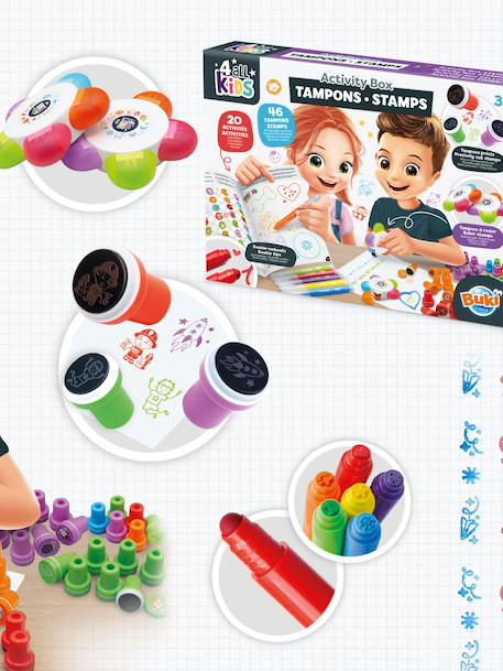 Activity Box Tampons blanc - vertbaudet enfant 