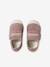 Soepele babyslofjes met klittenband goud+oudroze - vertbaudet enfant 