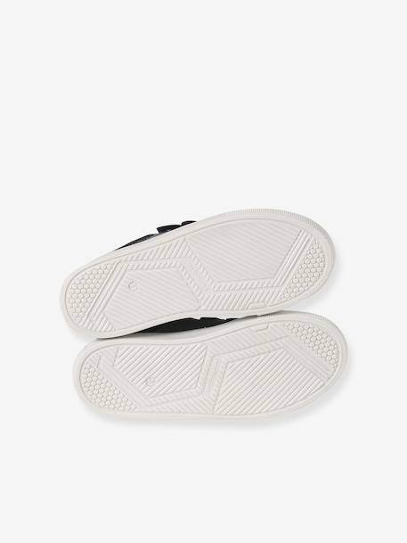 Baskets enfant garçon cuir à scratchs lot gris - vertbaudet enfant 