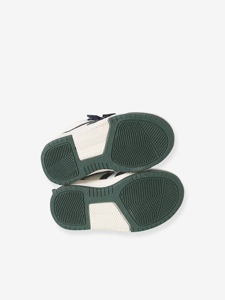 Baskets bébé garçon synthétique à scratchs lot bleu - vertbaudet enfant 