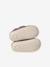 Soepele babyslofjes met klittenband goud+oudroze - vertbaudet enfant 