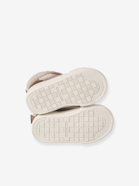 Baskets bébé fille synthétique fourrées lot marron - vertbaudet enfant 