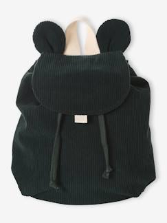 -Sac à dos personnalisable en velours côtelé animation oreilles