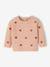 Pull bébé brodé petits coeurs rose poudré - vertbaudet enfant 