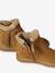 Boots enfant fille en cuir fourrées camel - vertbaudet enfant 