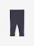 Legging bébé doublé en maille polaire bleu nuit+rose poudré - vertbaudet enfant 
