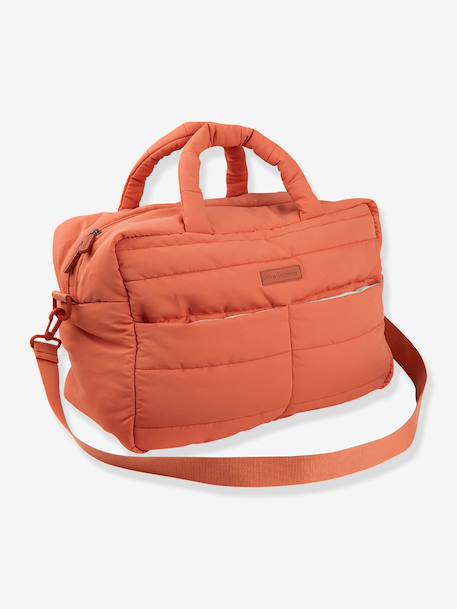 Sac à langer matelassé orange+sable+vert - vertbaudet enfant 