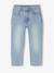 Mom jeans voor meisjes denimgrijs+lichtblauw+middenblauw - vertbaudet enfant 