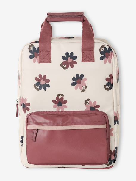 Sac à dos fille motifs fleurs blush - vertbaudet enfant 