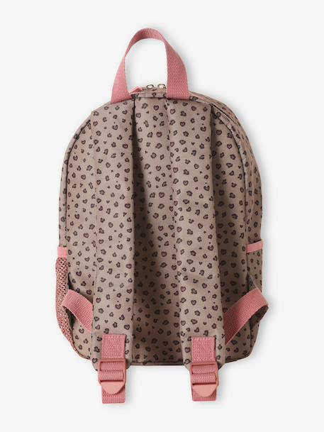 Sac à dos maternelle personnalisable imprimé léopard beige - vertbaudet enfant 