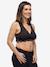 Soutien-gorge cache-coeur de grossesse et d'allaitement en coton bio Noir - vertbaudet enfant 