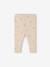 Gevoerde baby legging in fleece mesh nachtblauw+roze (poederkleur) - vertbaudet enfant 