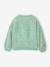 Sweater met pailletten voor meisjes turquoiseblauw+zachtpaars - vertbaudet enfant 