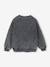 Sportieve sweater met glitterdetail voor meisjes antraciet - vertbaudet enfant 