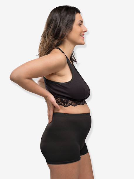 Soutien-gorge cache-coeur de grossesse et d'allaitement en coton bio Noir - vertbaudet enfant 