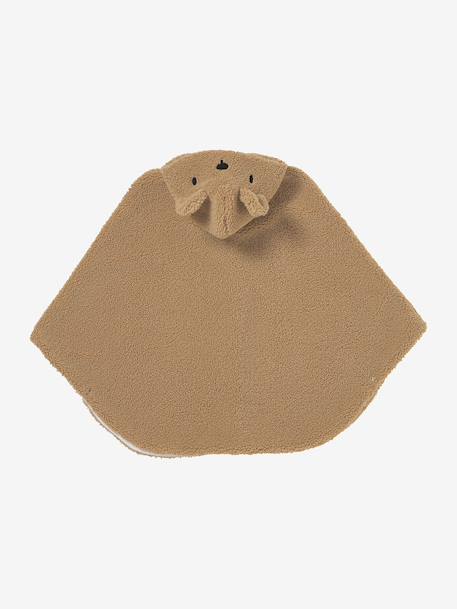 Poncho de voyage adaptable sur siège auto & porte bébé beige+écru - vertbaudet enfant 