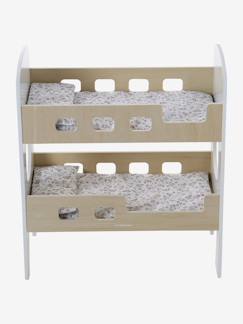 Speelgoed-Poppen-Stapelbed voor poppen in FSC®-hout 