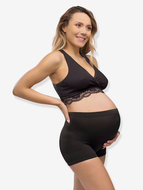 Lot de 2 culottes de grossesse et hospitalières Deluxe sans couture NOIR - vertbaudet enfant 