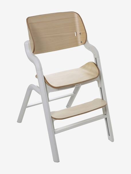 Chaise haute évolutive WOODYNEST beige - vertbaudet enfant 
