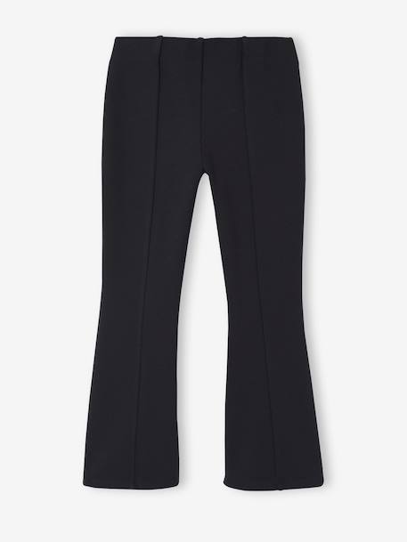 Legging fille flare camel+noir - vertbaudet enfant 