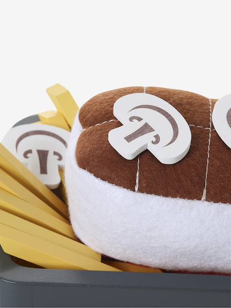 Rooster en toebehoren in vilt en FSC®-hout rood - vertbaudet enfant 