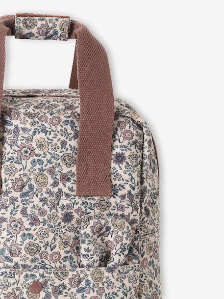 Sac à dos maternelle fille imprimé fleurs rose imprimé - vertbaudet enfant 