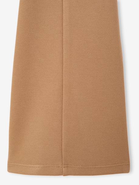 Flared meisjeslegging kameel+zwart - vertbaudet enfant 