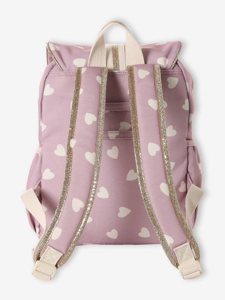 Sac à dos fille coeurs mauve - vertbaudet enfant 