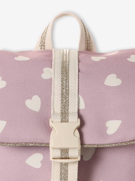 Sac à dos fille coeurs mauve - vertbaudet enfant 