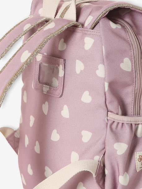 Sac à dos fille coeurs mauve - vertbaudet enfant 