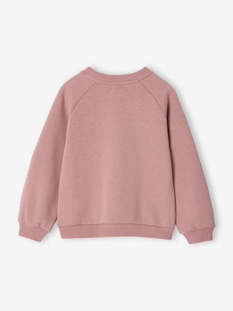 Sweater met knopen in reliëf voor meisjes rouge - vertbaudet enfant 