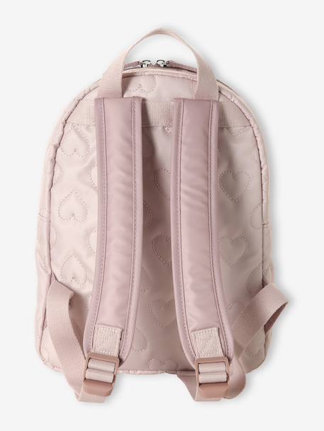 Sac à dos fille maternelle motifs coeurs rose poudré - vertbaudet enfant 