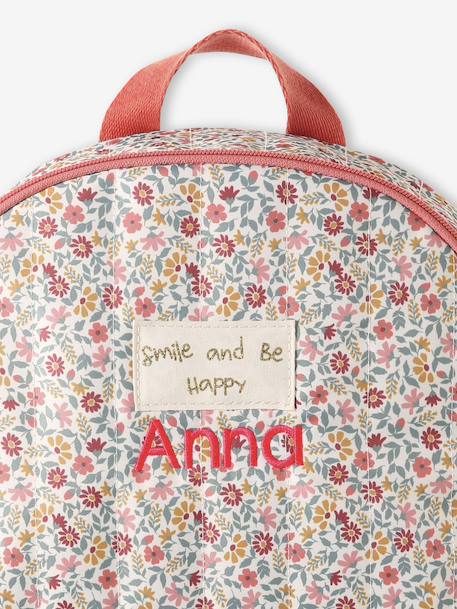 BERGAMOTTE rugzak voor meisjes, personaliseerbaar roze (poederkleur) - vertbaudet enfant 