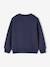 Sweat garçon col rond motif placé blanc chiné+bleu nuit+kaki - vertbaudet enfant 