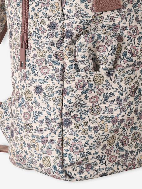 Sac à dos maternelle fille imprimé fleurs rose imprimé - vertbaudet enfant 