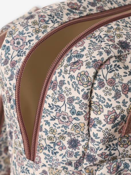 Sac à dos maternelle fille imprimé fleurs rose imprimé - vertbaudet enfant 