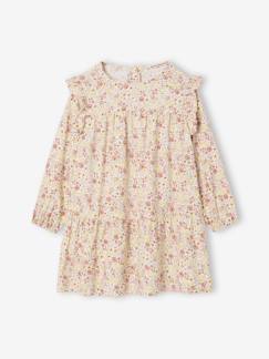 -Robe imprimée à volants fille