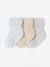 Lot de 3 paires de chaussettes bébé unies gris chiné - vertbaudet enfant 