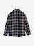 Chemise à carreaux en flanelle garçon bleu ardoise+bleu nuit+carreaux marine+carreaux vert - vertbaudet enfant 