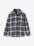 Chemise à carreaux en flanelle garçon bleu ardoise+bleu nuit+carreaux marine+carreaux vert - vertbaudet enfant 