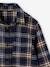 Chemise à carreaux en flanelle garçon bleu ardoise+bleu nuit+carreaux marine+carreaux vert - vertbaudet enfant 