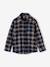 Chemise à carreaux en flanelle garçon bleu ardoise+bleu nuit+carreaux marine+carreaux vert - vertbaudet enfant 
