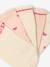 Lot de 5 paires de chaussettes coeurs bébé vieux rose - vertbaudet enfant 