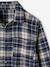 Chemise à carreaux en flanelle garçon bleu ardoise+bleu nuit+carreaux marine+carreaux vert - vertbaudet enfant 