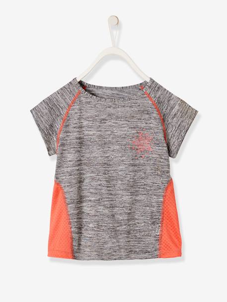 Fille-Collection sport-T-shirt fille sport manches courtes motif étoile