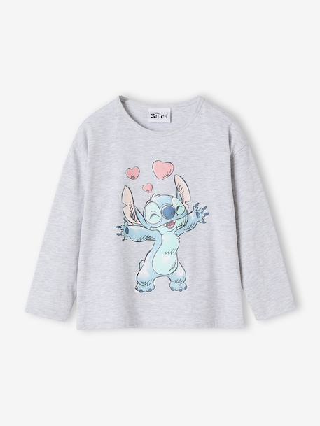 T-shirt met lange mouwen Disney® LILO & STITCH gemêleerd grijs - vertbaudet enfant 