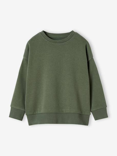 Set van 2 effen sweaters met lange mouwen voor jongens blauwgroen - vertbaudet enfant 