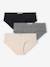 Lot de 3 shorties de grossesse en coton bio ENVIE DE FRAIDE rose pâle - vertbaudet enfant 
