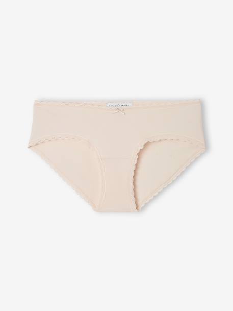 Lot de 3 shorties de grossesse en coton bio ENVIE DE FRAIDE rose pâle - vertbaudet enfant 