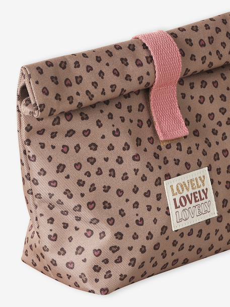 Sac à goûter fille léopard beige - vertbaudet enfant 